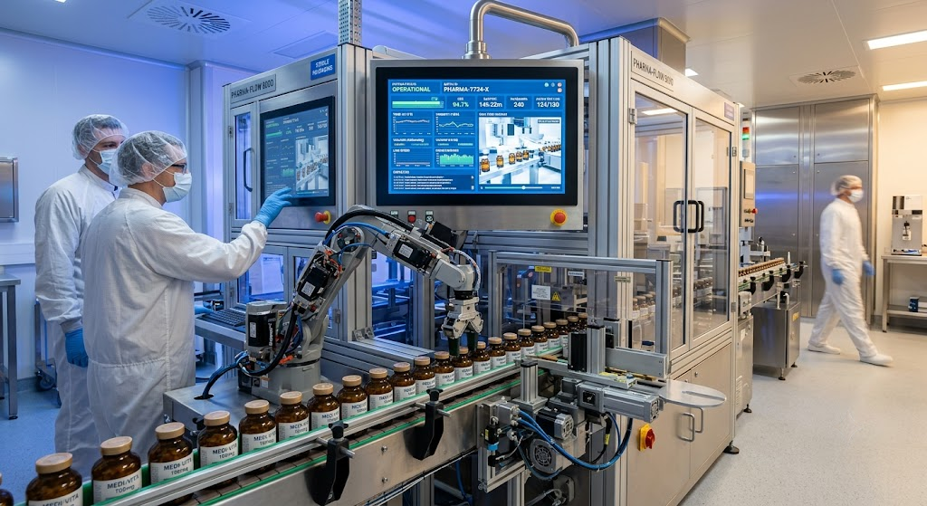 Next-generation smart packaging automation with digital HMI telemetry and enterprise diagnostics