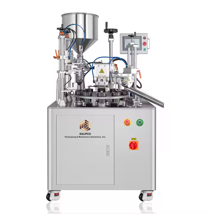 20-23 Tubes/min Semi-auto Ultrasonic Tube Filler-Sealer for Pharma/Cosmetics — overall machine view