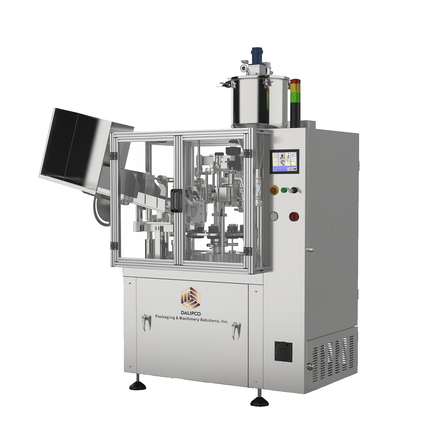 Aluminum Tube Filler-Sealer for Pharma & Cosmetics — overall machine view